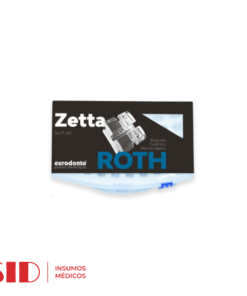 Bracket de zafiro Zetta, super cristalino, Roth 0.22 c/hooks, caso x 20u. EURODONTO