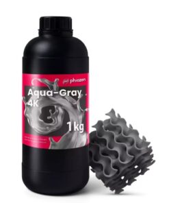 Alternative view of Resina 3D Aqua-Gray 4K. PHROZEN