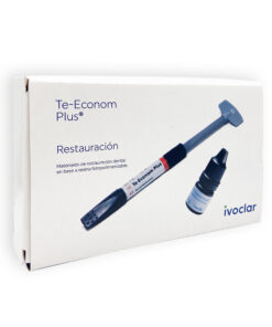 Kit composite te-econom PLUS, 4 jeringas de 4g + adhesivo + Ecotech. IVOCLAR Te-econom Plus Kit4 Jeringas X4g (A3.5, A2, A3, B2) +bond X 5g