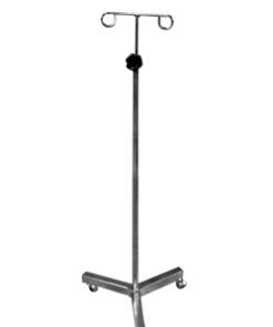 Pie de suero de 2 ganchos