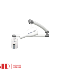 Equipo de rayos mural IMAX 70, brazo estándar, con disparador digital.